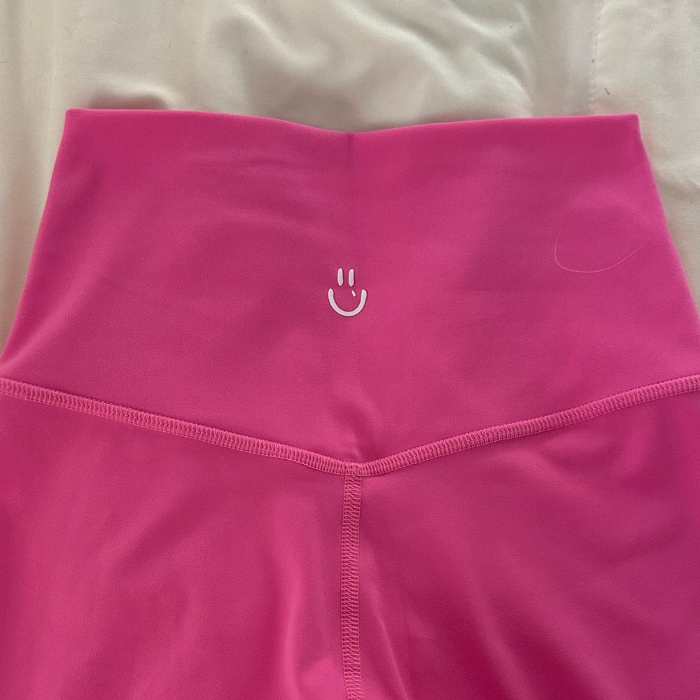 Women's Pink Bike Shorts - Picture 2 of 3